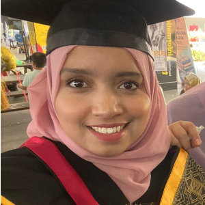 Dr. Intan Munirah Mohd Saiful Segar studying Bachelor of Medicine, Bachelor of Surgery (MBBS) at Widad University College ,Kuantan Pahang