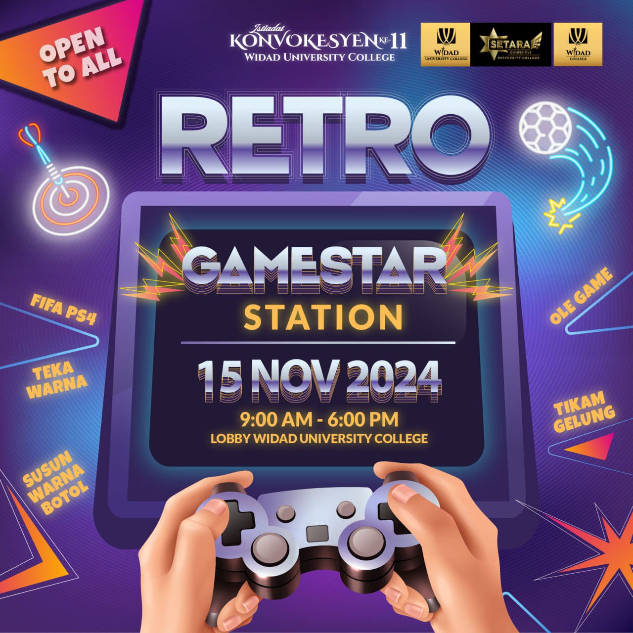 Retro Gamestar Station